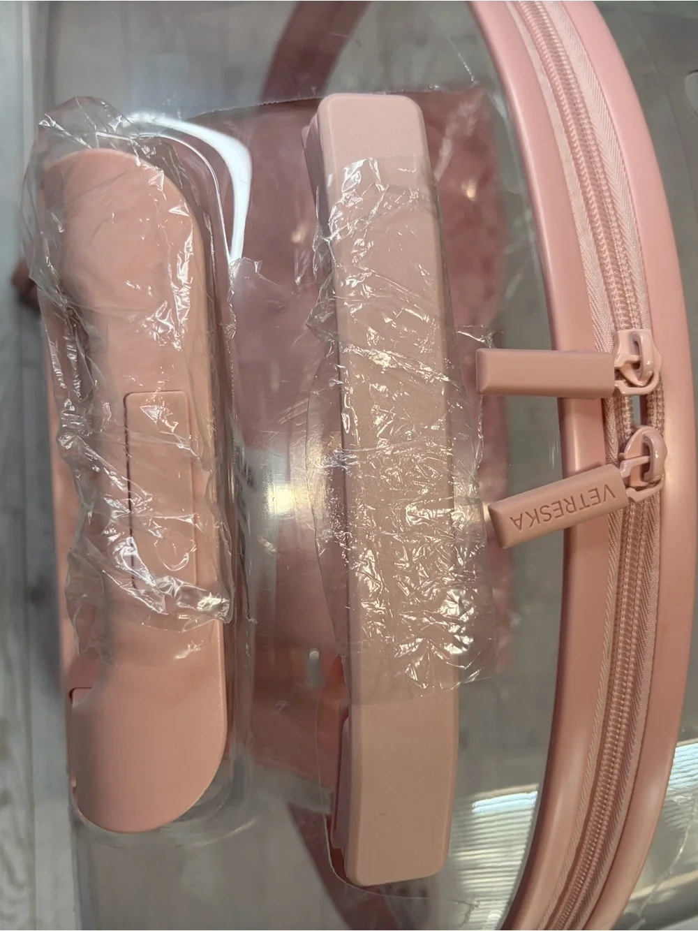 NEW! Clear Bubble Pet Carrier Luggage in Light Pink